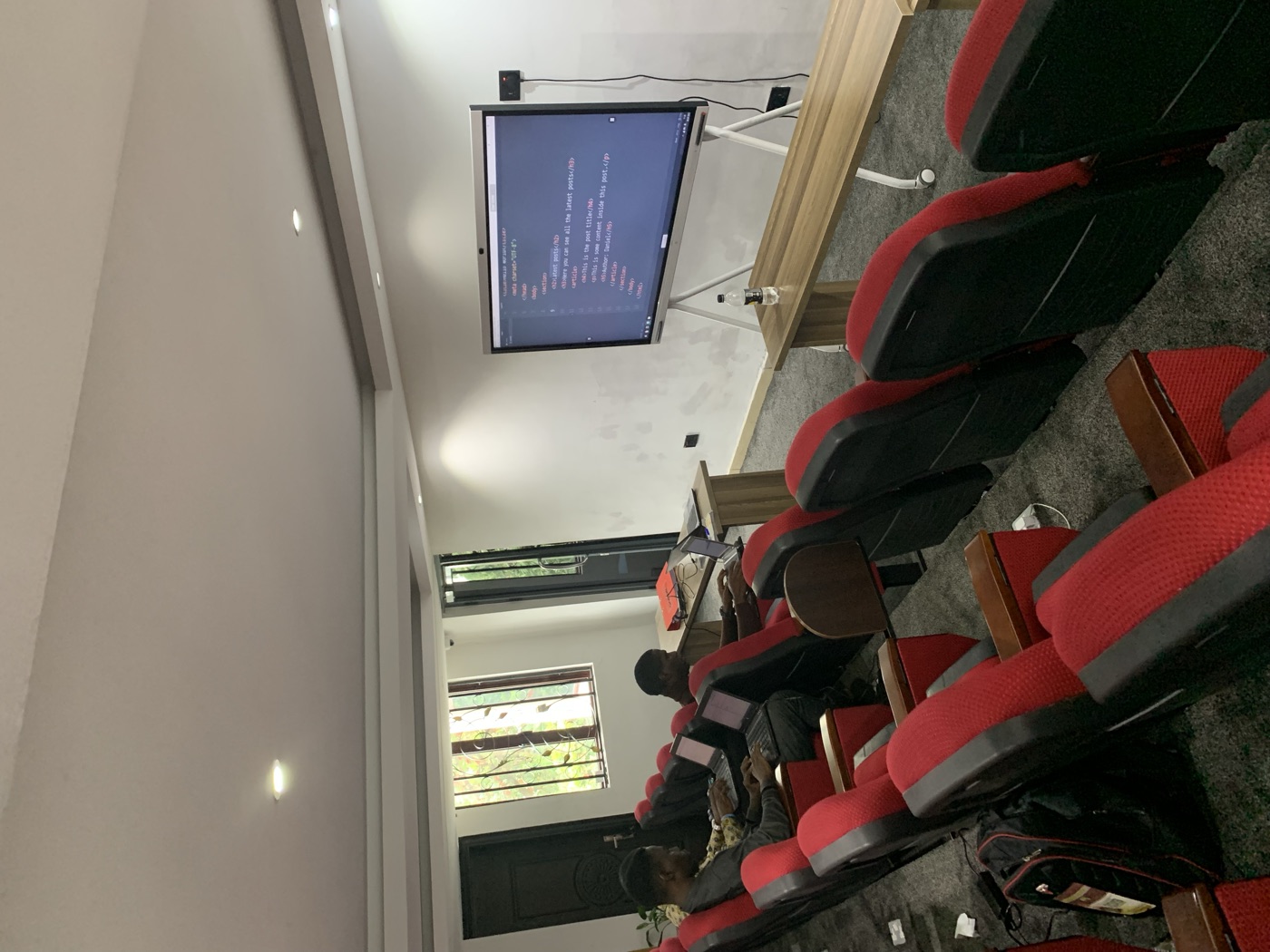 Core Dev Hub students during practical training